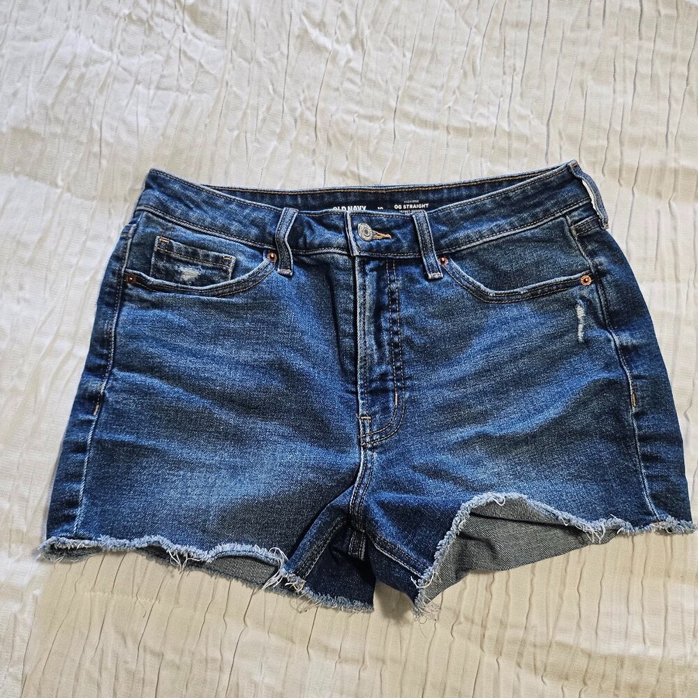 Old Navy High Rise OG Straight Denim Shorts